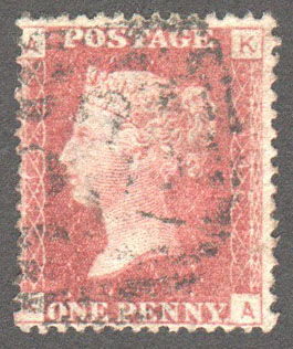 Great Britain Scott 33 Used Plate 146 - KA - Click Image to Close